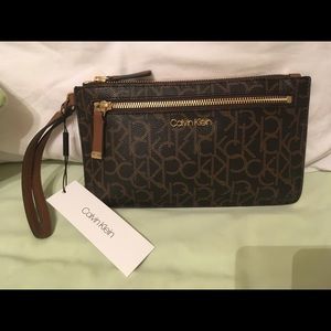 Calvin Klein Monogram Large Wristet